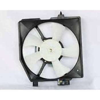 NEW AC CONDENSER FAN ASSEMBLY FITS 2001-2005 BMW 320I W// E46 BOD 344-55004-200