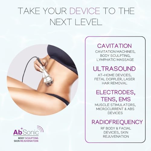 Absonic Clear Conductive Gel for Ultrasound, Cavitation Machine, Laser Hair Removal & RF Devices – Body Sculpting Gel 5 Liter (1.3 Gallon) Bulk Refill – Paraben-Free, Hypoallergenic