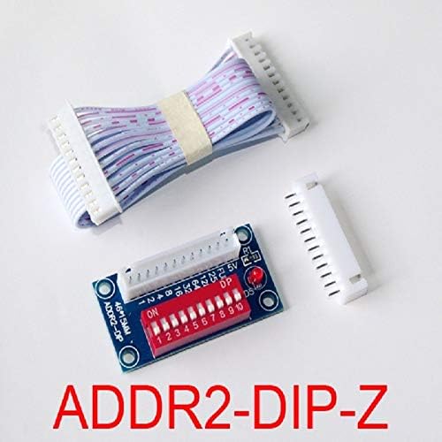 LED Light DMX512 ADDR2 Controller 12P line Digital DIP10 LED Console decoder Address Code Writer (Color : ADDR2-DIP-Z)
