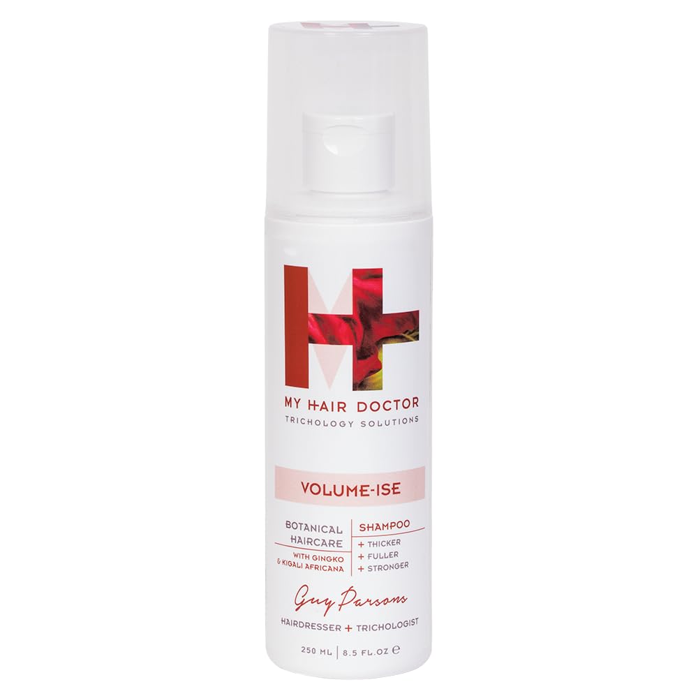 MHD Volume-ISE Hair Thickening Shampoo | 250ml Volume Shampoo for Fine Hair with Gingko, Kigalia Africana & Clary for Hair Growth & Thinning for Women & Men | No Sulphates