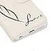 iPhone 6 Case,Fashion Newest Design Feather Pattern Flip Pu Leather Wallet Case Cover Premium Stand Card Slots Function By Shimu Fit For iPhone 4.7 Inch White