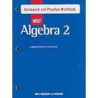 Amazon.com: Holt Algebra 2: Student Edition 2007: 9780030358296: HOLT ...