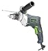 Genesis 1/2" 7.5 Amp Variable Speed Reversible Hammer Drill with chuck Key, Side Control Handle, Depth Gauge For Drilling In Masonry, Concrete, Wood
