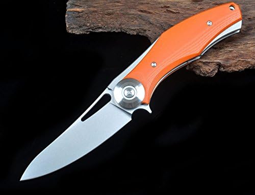 Shriogorov knife russia brand Dark V top quality survival knife pocket folidng knife outdoor hiking camping knife quality D2 blade titanium + G10 handle ball bearing knife