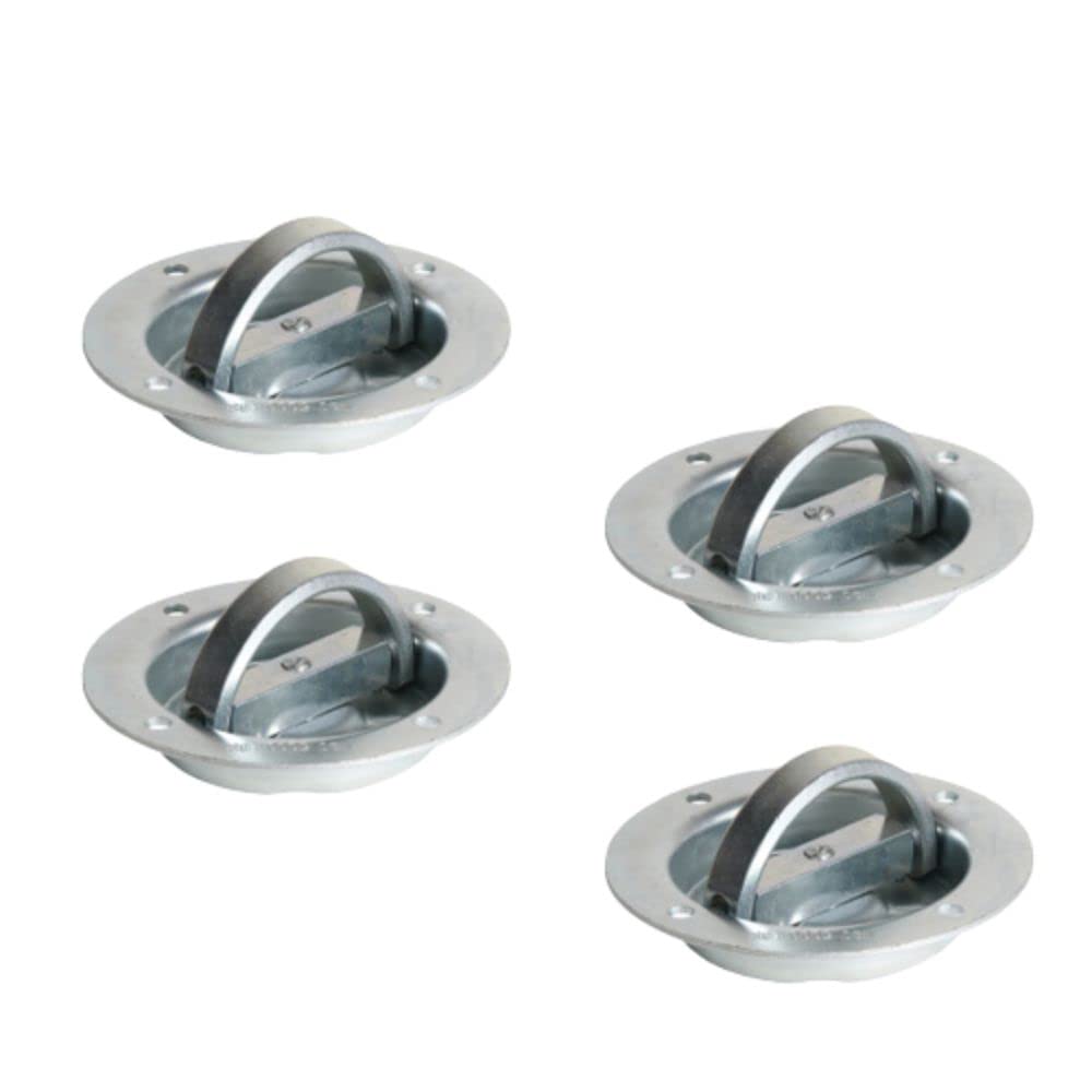 4 Heavy Duty D-Ring Tie-Down Anchor | Extra Large