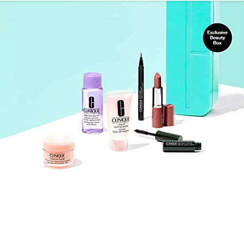 Clinique 2019 Gift Set 7pcs including a Full Size Moisture Surge 72-Hour Auto-Replenishing Hydrator 1.0 oz/30 ml