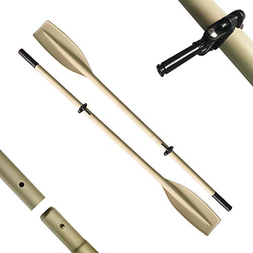 Oceansouth Heavy Duty Pair of Oars 9ft Long with Oar Locks, Split Shaft - Thumbnail 5