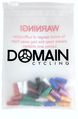 Domain Cycling 28 Pack Presta Valve Cap Multi-Color Anodized Machined Aluminum Alloy Bicycle Bike Tire Valve Caps Dust Covers French Style - Thumbnail 5