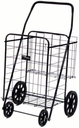 Narita Trading 012BK Shopping Cart Jumbo Plus - Black