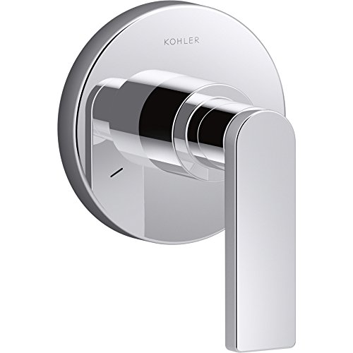 Kohler K-T73140-4-CP Composed Transfer Trim with Lever Handle, Valve Not Included, Polished Chrome