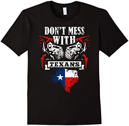 Mens Don't Mess With Texans T-shirt XL Black