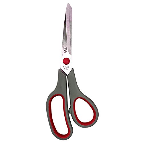 W.A. Portman Scissors Multi Pack - 6 Pairs All-Purpose Adult & Kid Sharp Scissors for Office, School, Craft, Kitchen, Fabric, Right & Left Handed Scissors (3 Colors, 8-inch)