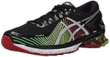 ASICS Men's GEL-Kinsei 6 Running Shoe, Black/Silver/Red, 10.5 M US