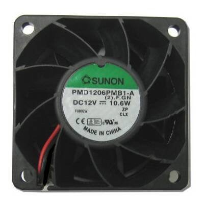 Sunon PMD1206PMB1-A.(2).F.GN 12VDC Fan60mmx38mm 3pin TAC Sensor Extreme Hi-speed 56.5CFM Server/Case Fan