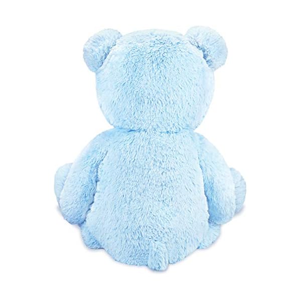 Brubaker XXL Teddybär 100 cm Hellblau mit einem Ich Liebe Dich Herz Stofftier Plüschtier Kuscheltier – Bild 7