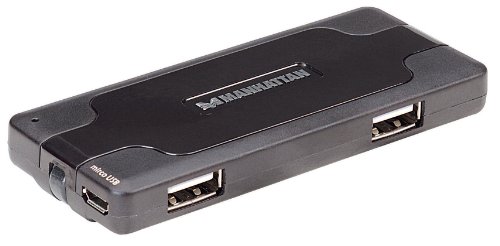 MANHATTAN Hi-Speed USB Pocket Hub (161169)