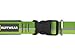 Ruffwear Adjustable Length Dog Lead, Hands Free - Waist Belt for Running, Walking or Hiking, All Sized Breeds, Length: 1.1-1.8 m (3.5-6 ft), Width: 25 mm (1 in), Meadow Green, Slackline Leash, 40403-345