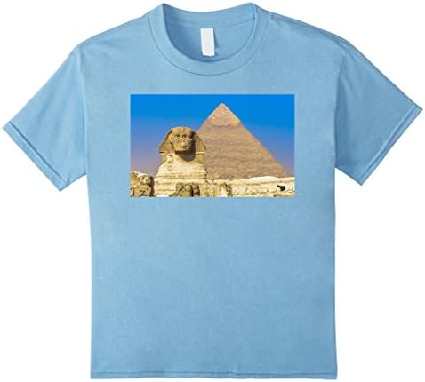 Kids Egypt, Egyptian, Pyramids, T Shirt 4 Baby Blue