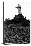 Cassells, Colorado - Santa Maria del Monte Statue of Christ Photograph (11 3/8x18 Gallery Wrapped Stretched Canvas)