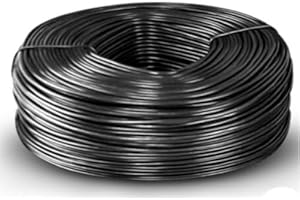Simba Steel Rebar Tie Wire - 16 Gauge Black Soft Annealed 3.5 lb. Roll (Approx 340 Ft) Bailing Wire, Alambre de Amarre - 1 Pack