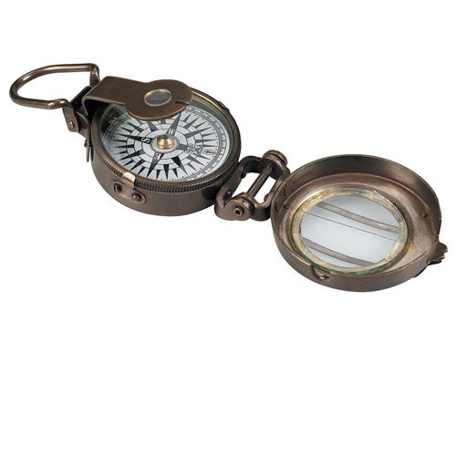 Authentic ModelsWWII Compass - Polished