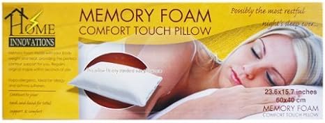 Home Innovations Memory Foam Pillow 23 6 X 15 7 Amazon Ca