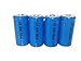 ON THE WAY®4 Pcs 16340 2000mah Li-ion 3.7V Rechargeable Battery with Charger