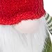 GMOEGEFT Scandinavian Christmas Gnome Plush, Swedish Tomte, Nordic Santa Gnome, Holiday Home Decoration Birthday Gift, 17 Inches (Red and Green Sit)