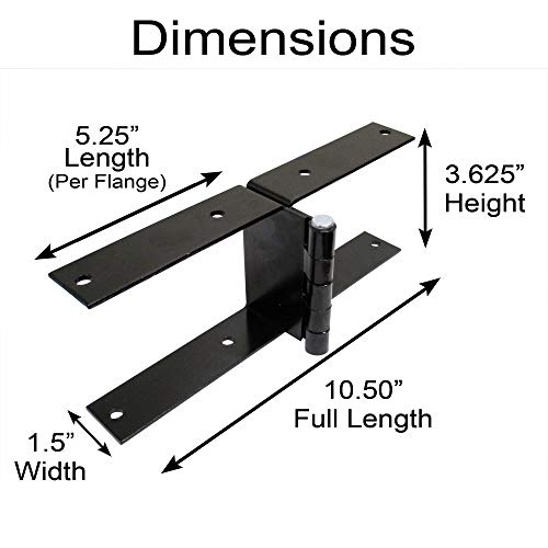 GForce Wood Gate Hinges Build A Fence Gate The Easy Way One Person