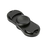 SpinnerGuys EDC Spinner Fidget Metal Toy For ADD, ADHD, Anxiety, and Autism Adult Children,Aluminum-Black