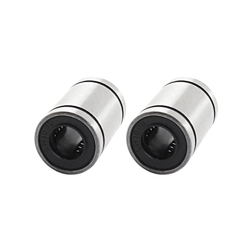uxcell 2Pcs 10mmx19mmx29mm Carbon Steel Ball Bushings Linear Motion Bearing