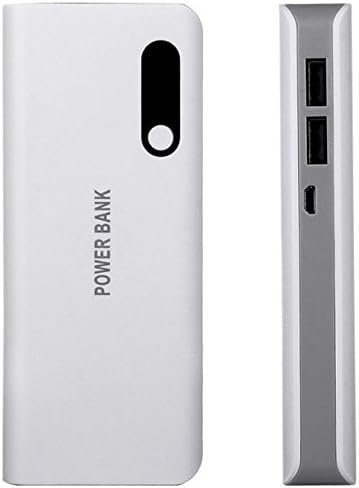 Power Bank - True 10000mah - High Capacity Portable Charger Use on Smartphones - White External Battery Pack for Iphone, Ipad, Ipod, Samsung Phone, Cameras, &amp; More - Charge Your Devices Anywhere You Happen to Be - One Year Warranty