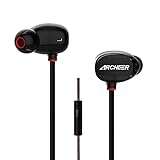 ARCHEER AH15 Wired Earphones In Ear Corded Earbuds headphone with Built-in Microphone, Crystal Clear Sound, Ergonomic Comfort-Fit