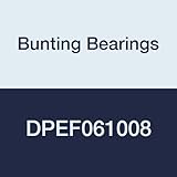 Bunting Bearings DPEF061008 Dri Plane (C) Flange Bearings, Powdered Metal, 3/8