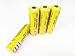4Pcs 3.7V E-shinre 18650 5000mah Rechargeable Lithium Battery for flashlights &headlamps