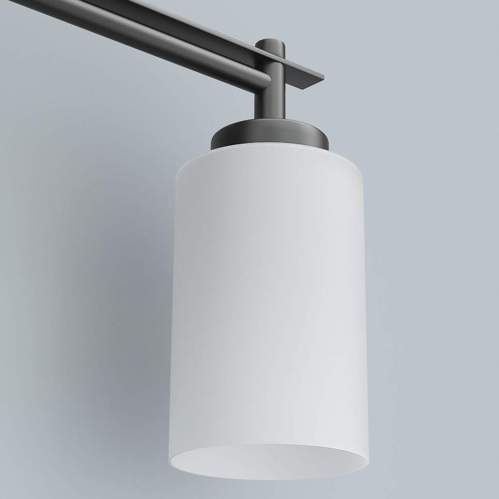 Black Vintage Vanity Light, Aipsun Bathroom Vanity Lighting Fixtures Industrial Vanity Light for Bathroom Black Wall Light Over Mirror(Exclude Bulb): Home Improvement