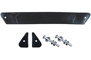 TYPOGROVE Black Stroller Footrest Replacement Adjustable Stroller Extension Footboard Strollers and for Babies Pushchair Seat Liners, Car Seat Foot Rest for Toddlers, Baby Stroller Replacement Parts (37cm)