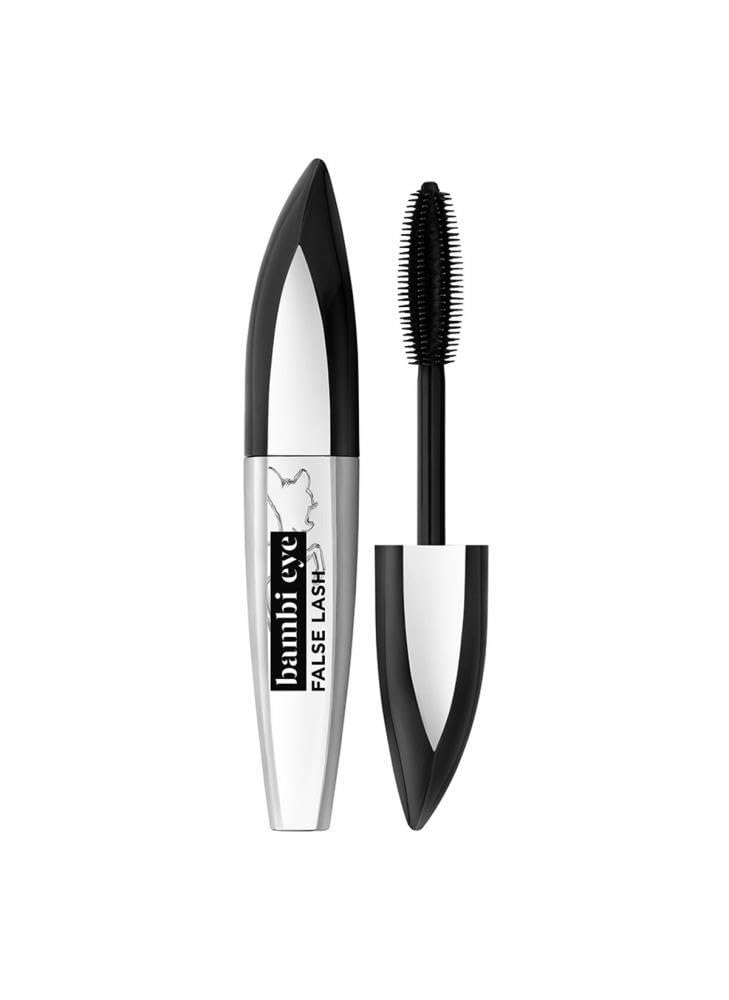 L'Oreal Paris Mascara, Bambi Eye False Lash Mascara, Extra Black for Lasting Curl and Definition, 8.9 ml