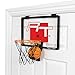 Rec-Tek Deluxe Over-the-Door Mini Basketball Hoop Game for Kids with Score Display and Ball Storage