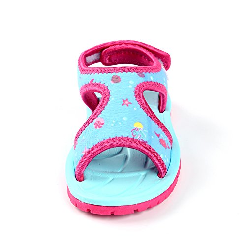 Northside Girls' Minnow Water Shoe, Blue/Multi, Size 12 M US Toddler