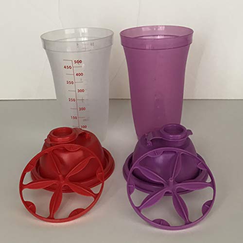 Tupperware Quick Shake Mixer Blender Set of 2