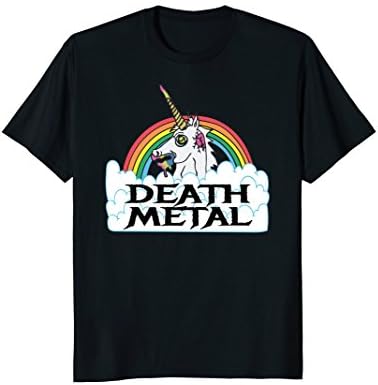 Zombie Unicorn Death Metal Shirt for Rock Music Lovers
