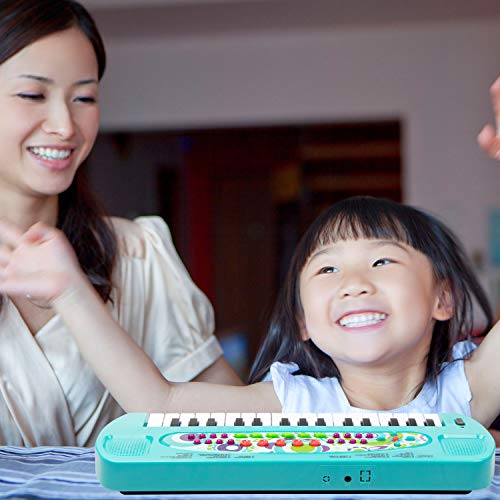 SAOCOOL Piano Keyboard, 32 Keys Multifunction Electronic Kids Toy Piano keyboard Music child piano keyboard for toddler with Microphone (Blue) - Thumbnail 7