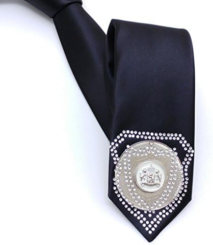 Black cowboy men's tie 5.5 cm (2,16") SL-297