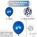 Silver Number Balloons 2021 Graduation Decorations Set - 40 Inch | Blue Latex, Confetti Balloons for Grad Party Decorations 2021 | Graduation Party Supplies 2021 | Class of 2021 Decorations Balloons