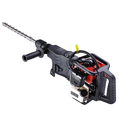 Yescom 2in1 32.6cc Gasoline Demolition Hammer Drill Chisel Concrete Breaker 2 Stroke w/EPA Certification