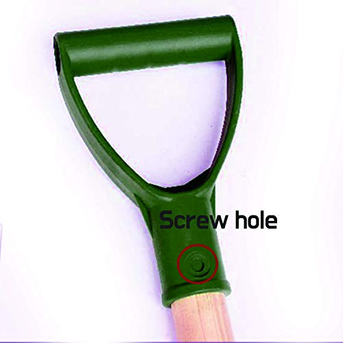 CLAIRLA D Shaped Plastic Grip Snow Shovel Handle Replacement Spades Forks Snow Removal Spade Snow Scoop Digging Raking Tools Hand Protect Garden Accessories (3Pack)