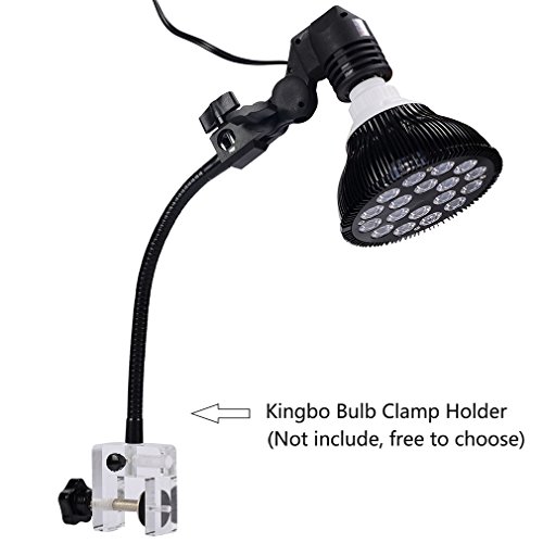 KINGBO LED Aquarium Light Nano, 18W LED Aquarium Lighting Bulb with 6-Band Full Spectrum for Fish Tank Coral Reef Saltwater Tank Plants Growth - Thumbnail 6