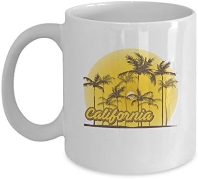 California Souvenirs Mug - Summer Beach Gifts -11 Oz Ceramic Cup