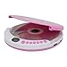 Jensen Limited Edition Pink Jensen Slim Personal CD Player System with LCD Display Bass Boost 60-Second Anti Skip CD-R/RW Compatible & Ear-Buds Gift Box